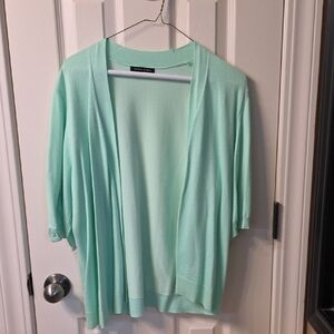 JEANNE PIERRE Light Green Women's Cardigan